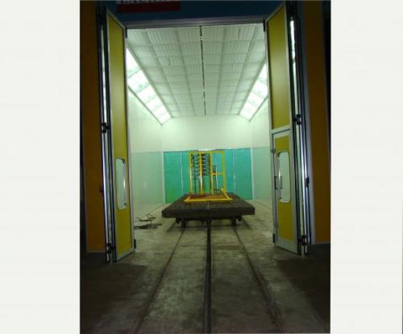 Cabine vopsire-uscare industriale