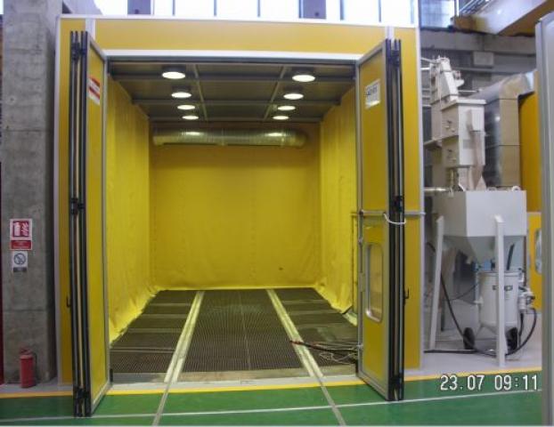 Cabine sablare