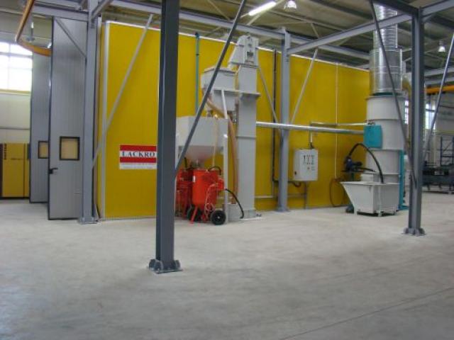 Cabine sablare