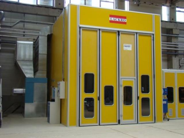 Cabine vopsire-uscare industriale