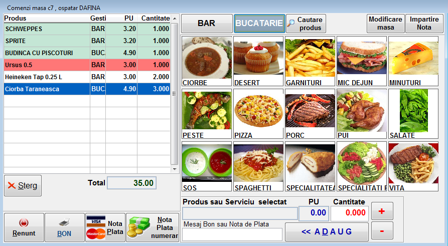 Program management horeca