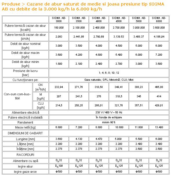 Producator cazane de abur saturat