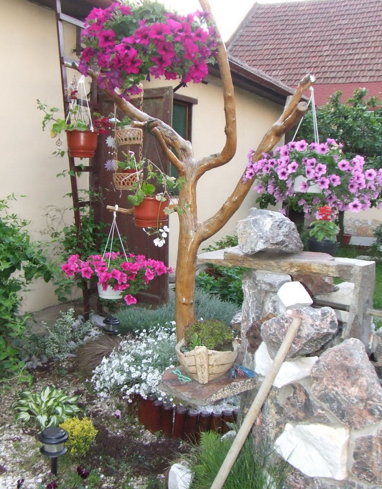 Elemente decorative lemn pentru gradina