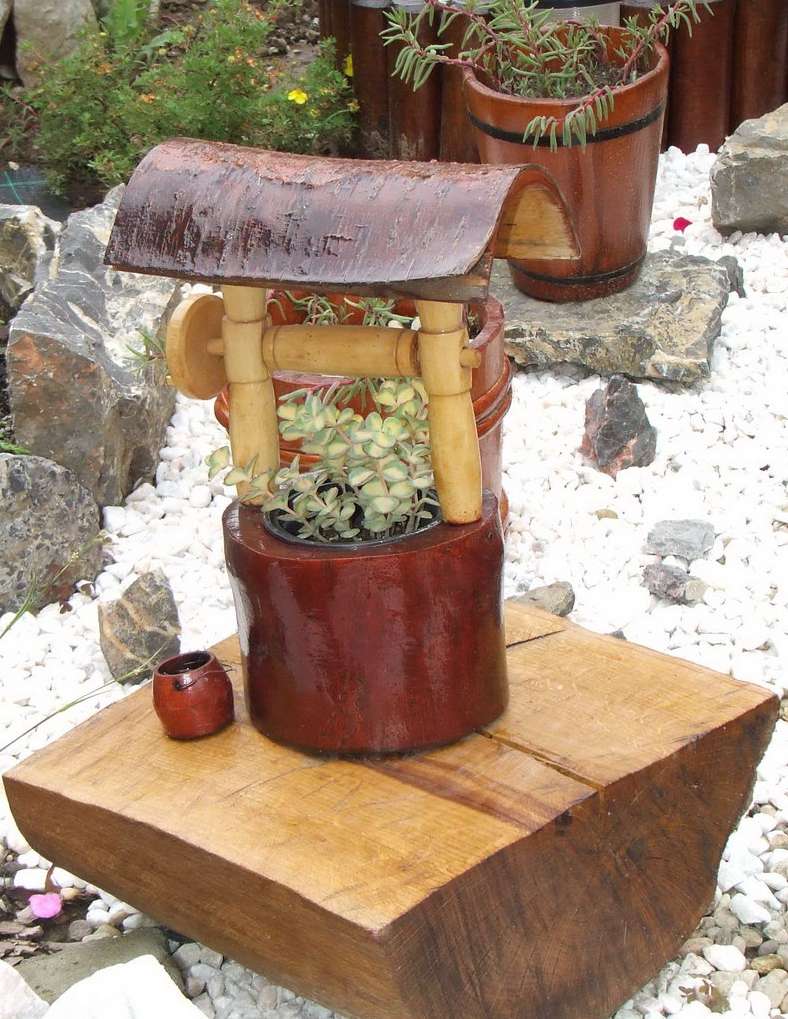 Elemente decorative lemn pentru gradina