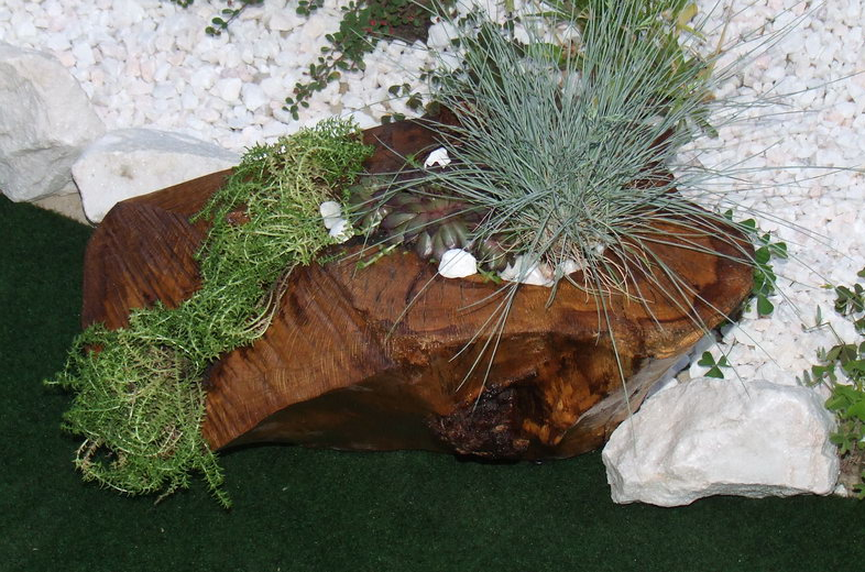 Elemente decorative lemn pentru gradina