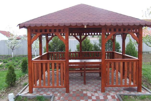 Foisoare gradina din lemn