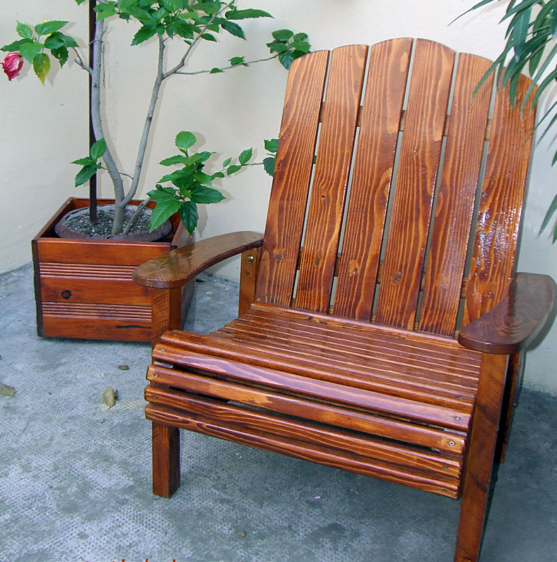 Mobilier modern lemn gradina