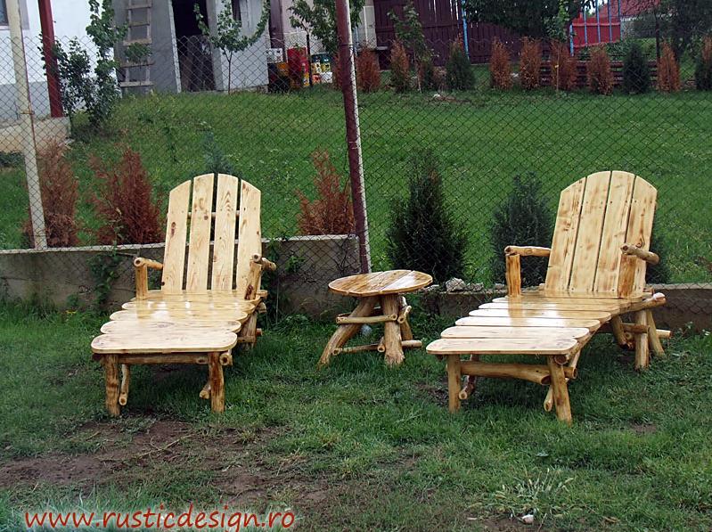 Mobilier rustic de gradina