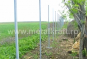 Stalpi metalici gard