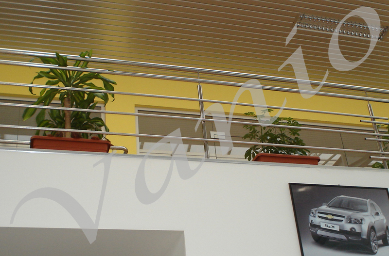 Productie balustrade inox