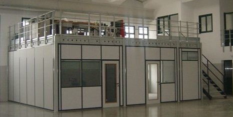 Sistem depozitare tip planseu intermediar