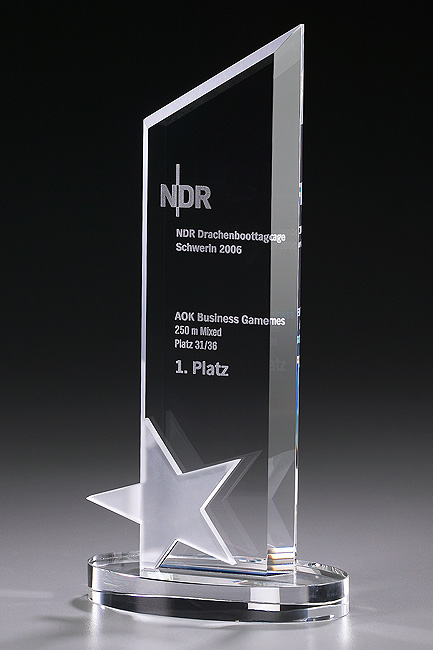 Trofee din cristal