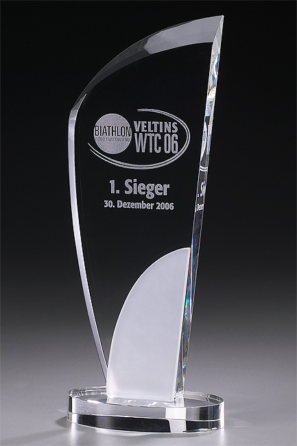 Trofee din cristal