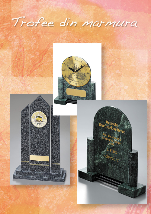 Trofee din marmura