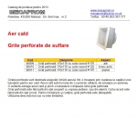 Grile patrate de aerisire din metal