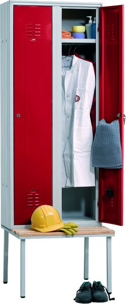 Dulapuri metalice cu banca