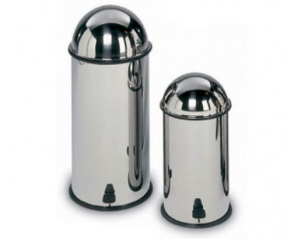 Cos de gunoi din inox, cu pedala
