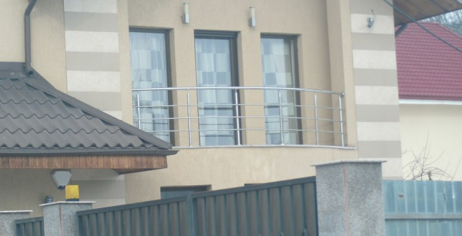 Balustrade inox exterior