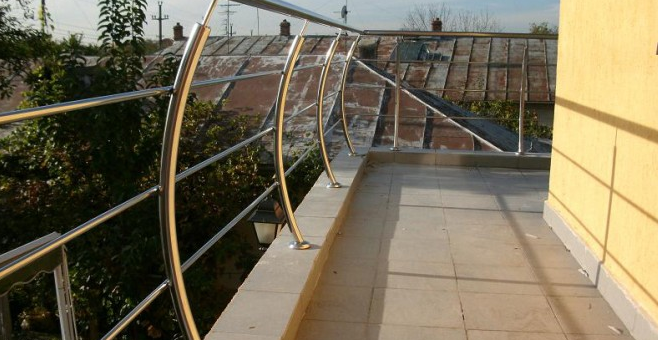 Balustrade inox exterior
