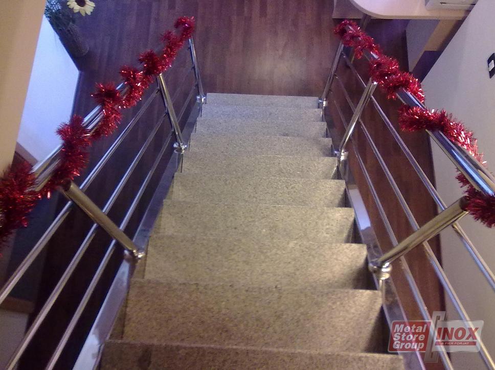 Balustrade inox interior