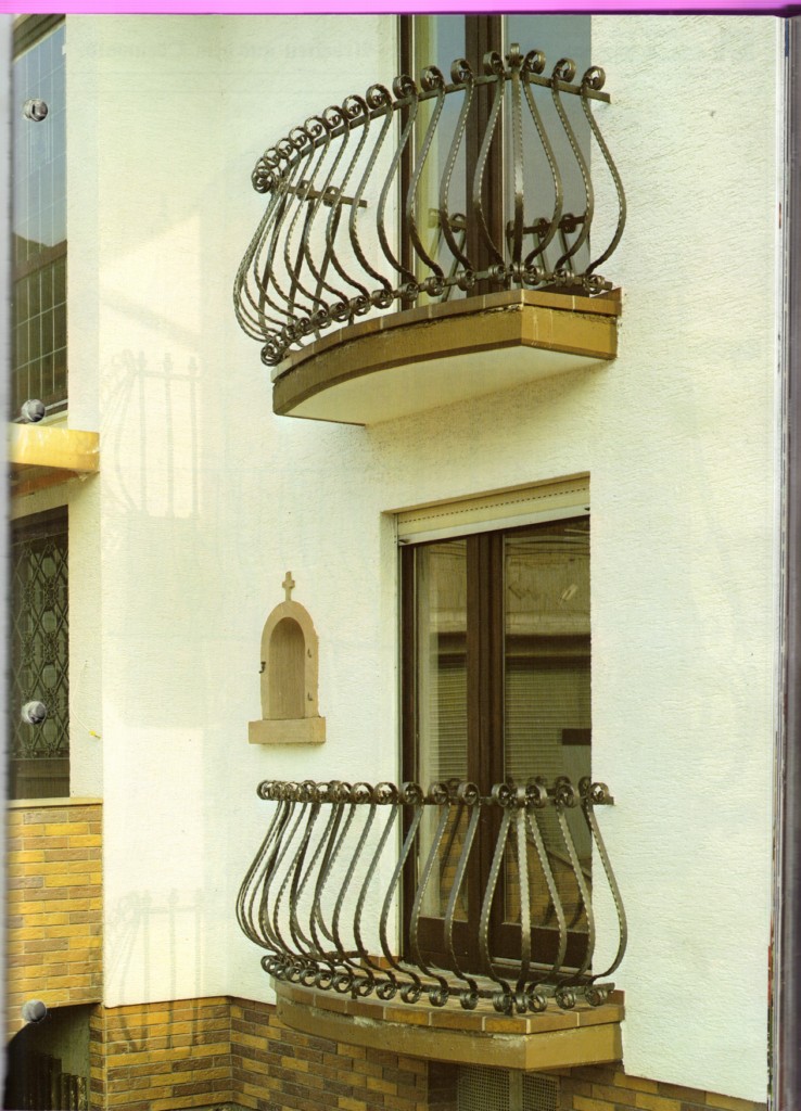 Balustrade fier forjat Bacau