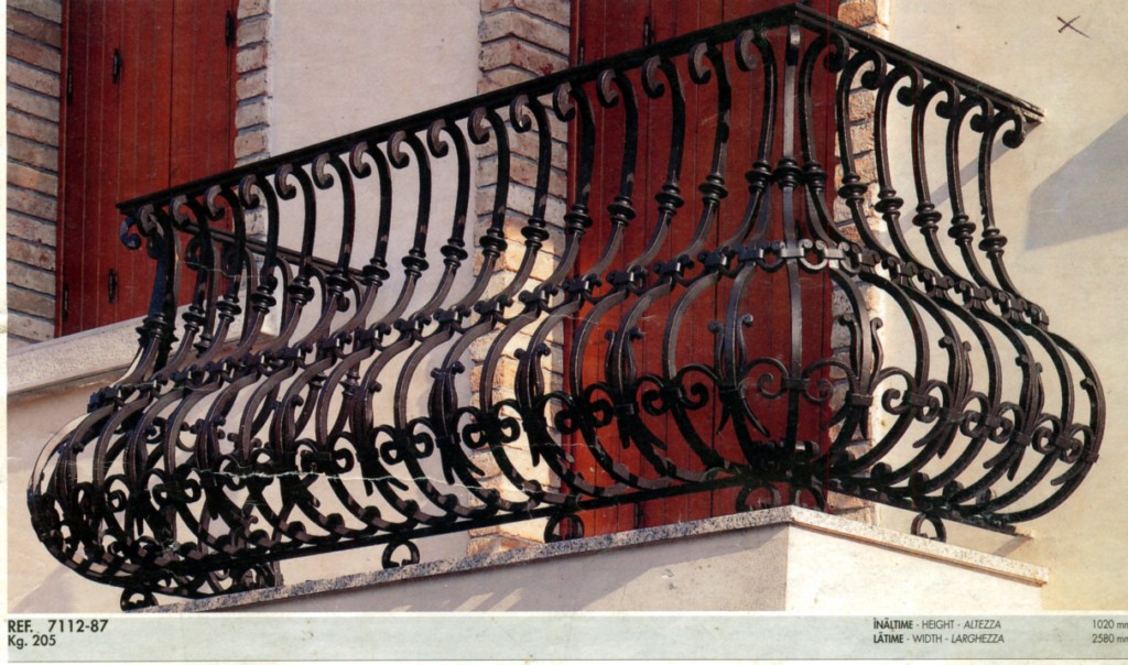 Balustrade fier forjat Bacau